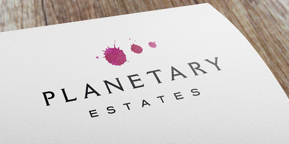 Planetary Estates Napa Valley winery brand identity